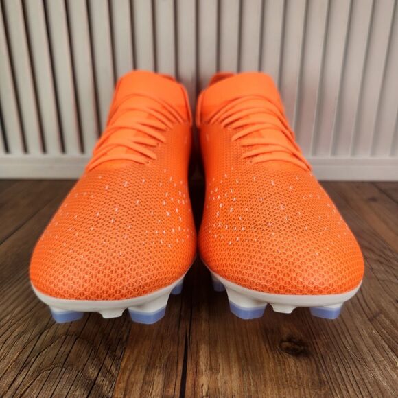 Puma Men's Vibrant Orange Athletic Cleats - Picture 3 of 11